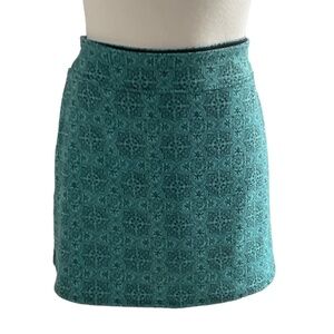 Tranquility By California Clothing Skort Green Black Size Large